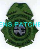 FLORIDA,FLORIDA DEPARTMENT OF LAW ENFORCEMENT BADGE PATCH SUBDUED 1_wm
